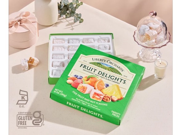 (5 Pack) Liberty Orchard Soft Fruit & Nut Candies Gift Set