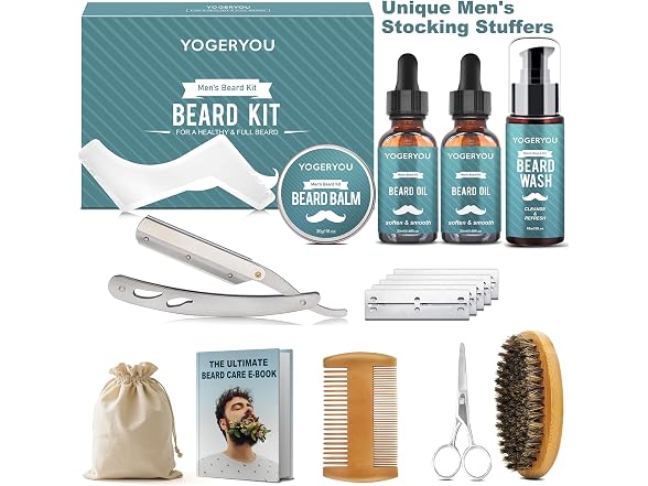 Beard Kit for Men Grooming Gift Set