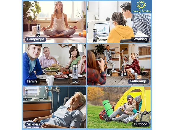 Sunny Smiles Hydrogen Water Bottle