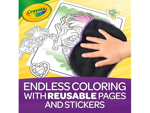 Crayola Trolls Color & Erase Activity Pad