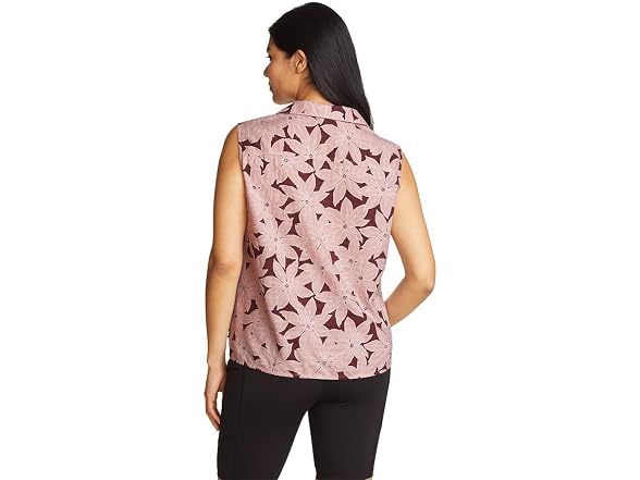 Eddie Bauer Women (XS) Baja Sleeveless Grape Shirt