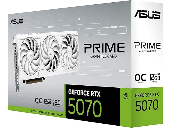 ASUS Prime GeForce RTX 5070 White OC
