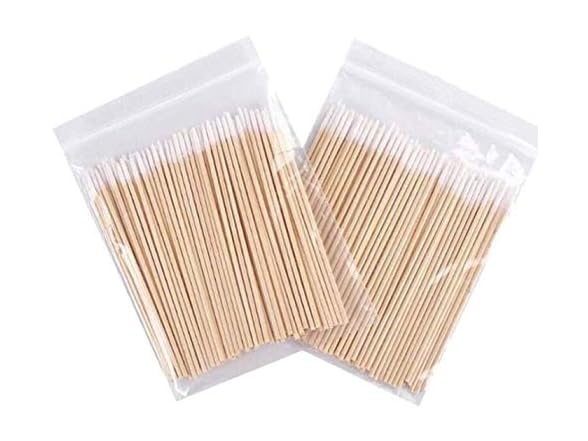 LASSUM 3" Cotton Tipped Cosmetic Swabs