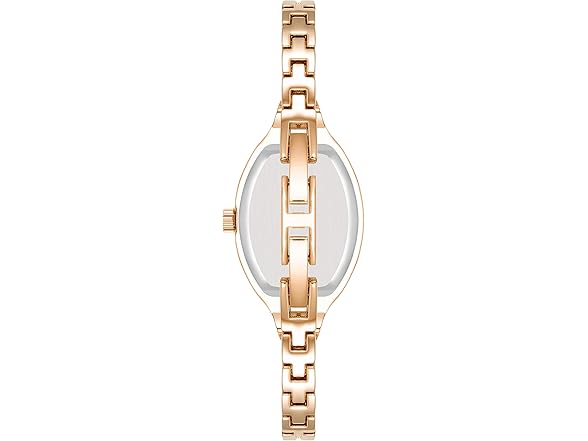 Armitron Women's Rose Gold-Tone Mother of Pearl Dial Crytal Accented Bracelet Watch, 75/5902MPRG (Open Box)