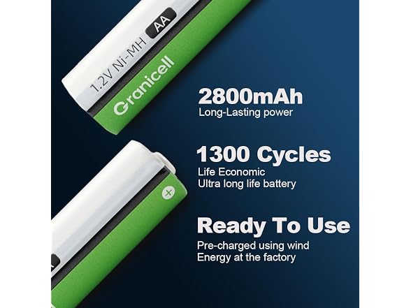 Granicell 16-Pack NiMH Rechargeable AA