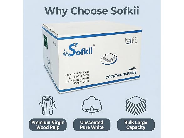 Sofkii BC1956926082036 cocktail napkin