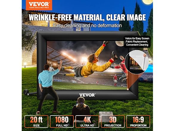 Inflatable Movie Screen 20FT Inflatable