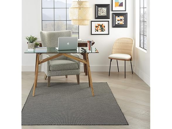 Nourison Positano Charcoal 4x6 Rug