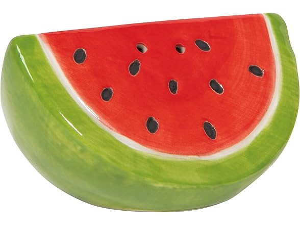Jubilee Melon Pop Stoneware Salt and Pepper Shakers