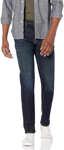 Amazon Essentials Men's Slim-Fit Jeans, Dark Indigo, 33W x 29L