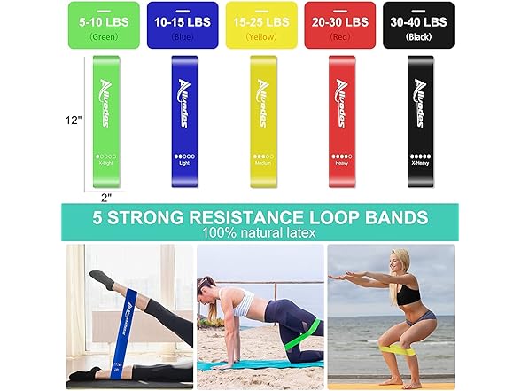 Allvodes Thigh Master Exercise Bands