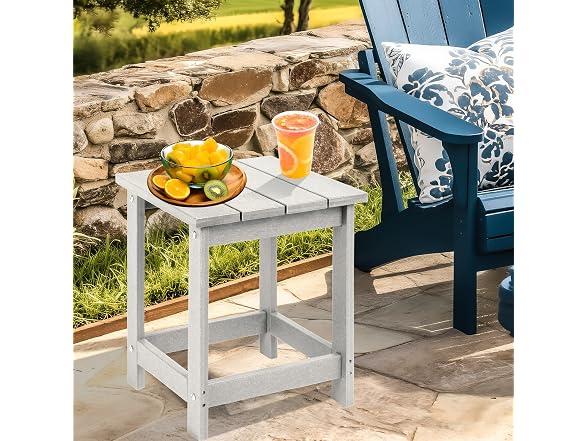 LZRS Square Patio Side Table Sand