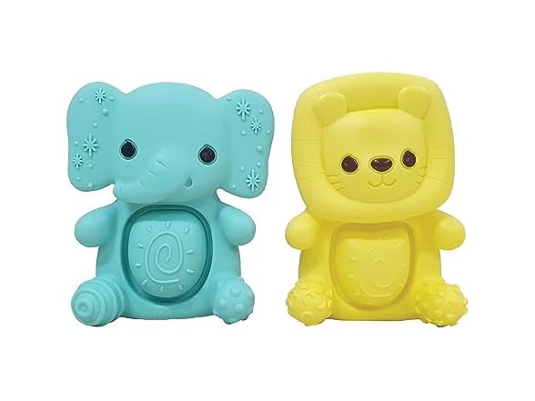 Infantino Teethimal Pop Pals Sensory Popper Toy