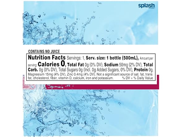 SPLASH REFRESHER Water