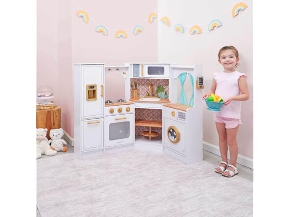 KidKraft Ultimate Corner Wooden Play Kitchen