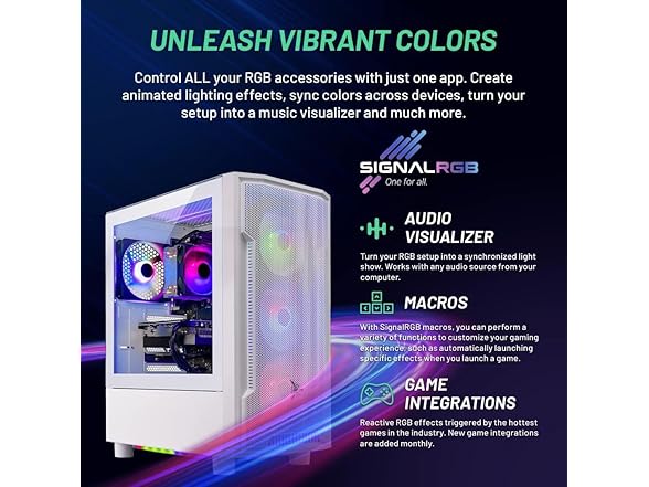 Skytech Gaming Archangel Desktop PC, Ryzen 5 5500 3.6 GHz (4.2GHz), NVIDIA RTX 3050 6GB, 1TB NVMe SSD, 16GB DDR4 RAM 3200, 650W Gold PSU, Wi-Fi, Win 11 (Open Box)