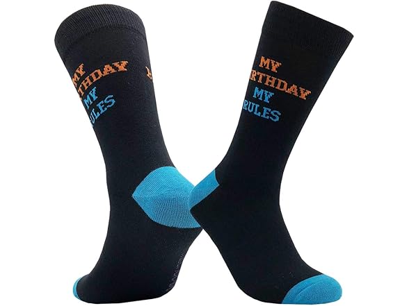 KoolHour Mens Birthday Gift Socks, KoolHour Crazy