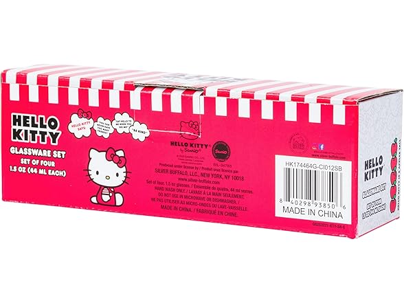 Hello Kitty Halloween 1.5oz Glass Set