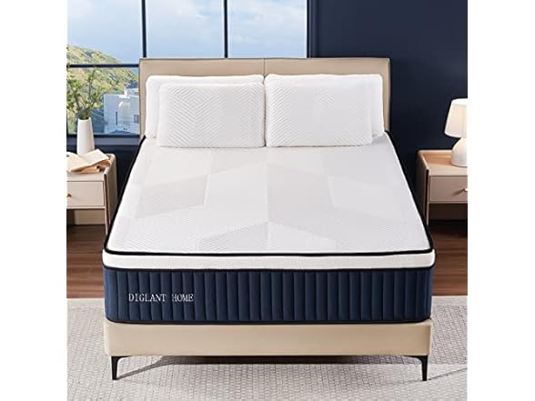 DH DIGLANT HOME Queen Mattress, 14 Inch Hybrid