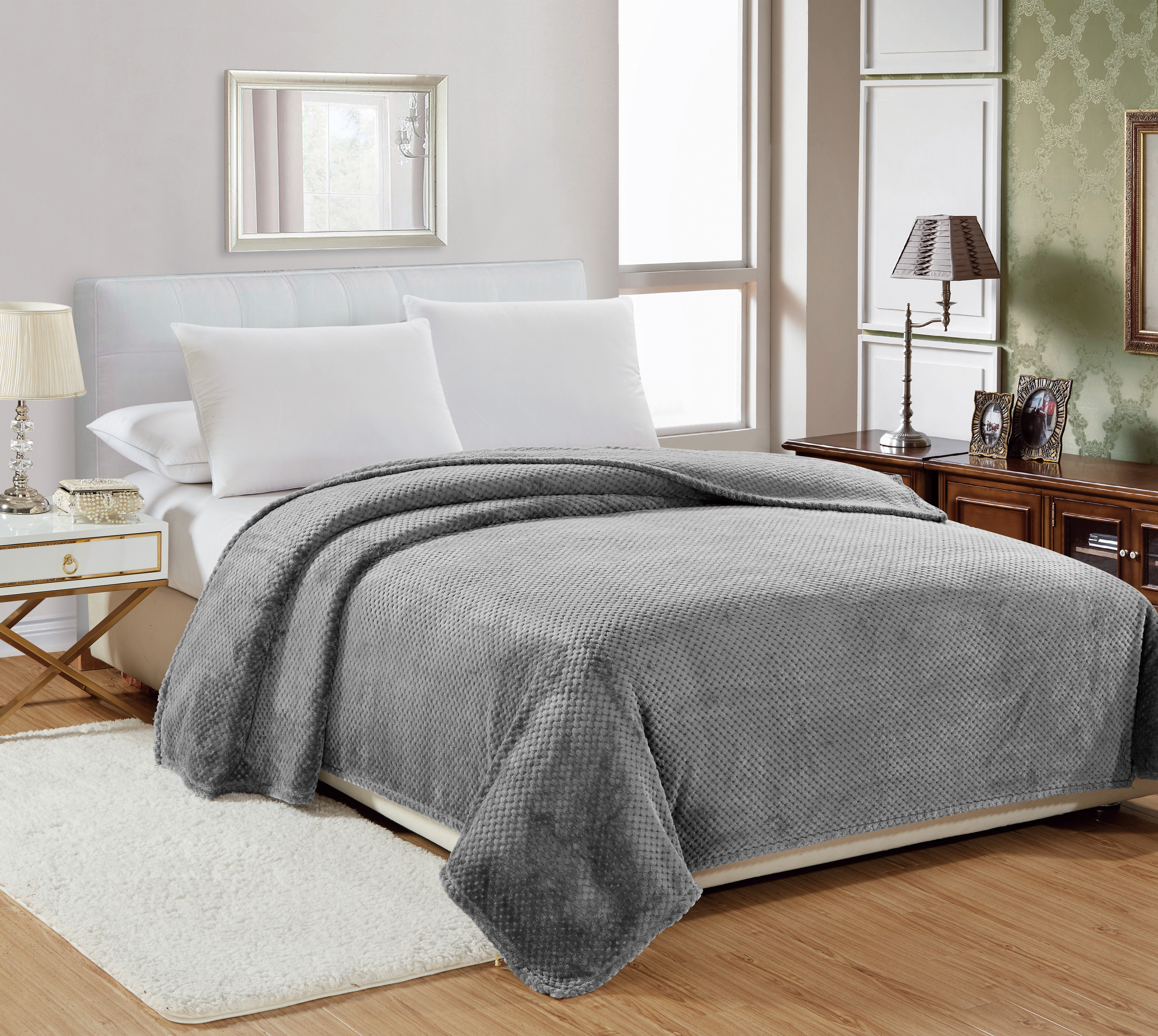 Popcorn Textured Microplush Blanket - Gallery 5