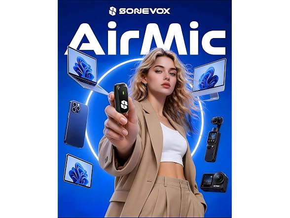 SONEVOX AirMic Mini Wireless Microphone - Gallery 5