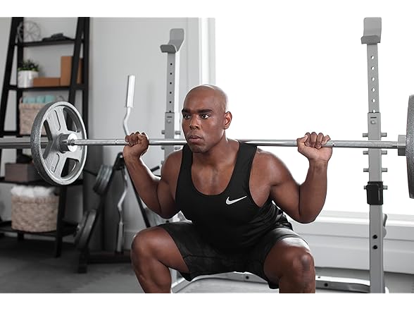 Weider Platinum Squat Rack, Black