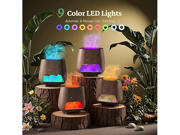 JJNJJN Essential Oil Diffuser for Home, Black