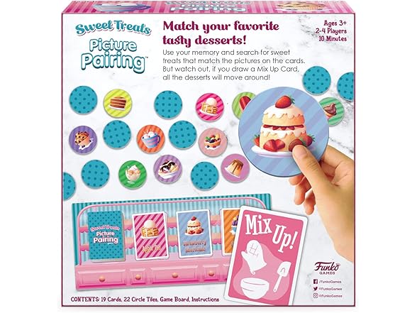 Funko Games: Sweet Treats Picture Pair Game