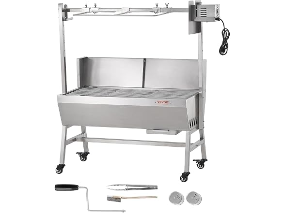 VEVOR Rotisserie Grill with Windscreen