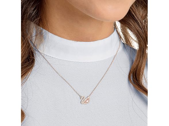 Swarovski Swan Pendant Necklace