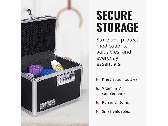 Vaultz Locking Security Box, Combination