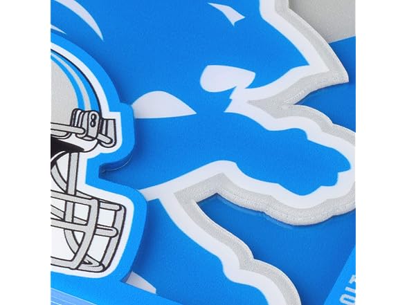 YouTheFan NFL Detroit Lions 3D Logo