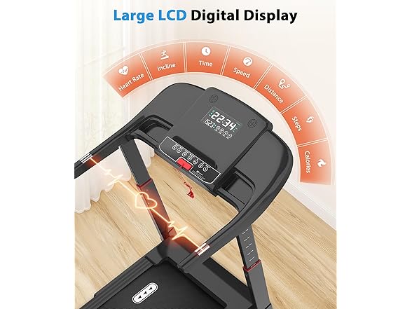 Treadmill with Auto Incline