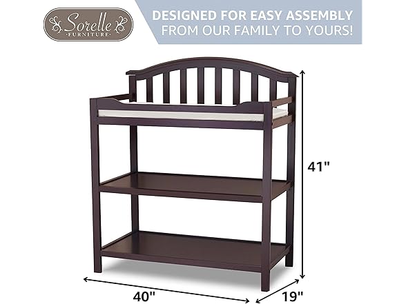 Sorelle Furniture Berkley Changing Table