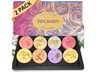 $13.99, Was $17.96, 22% Off! (2-Pack) Aromatherapy Shower Steamers, 8-Ct dealfomo