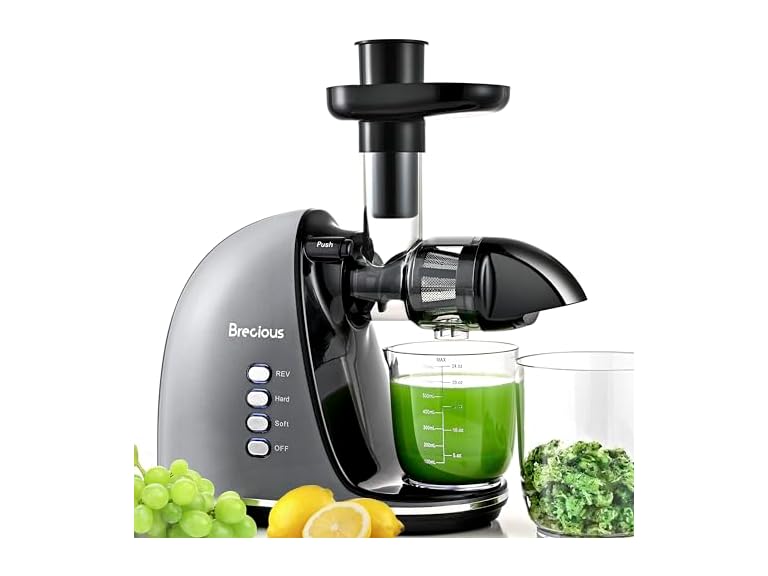 BRECIOUS BC075524120094 Masticating Juicer