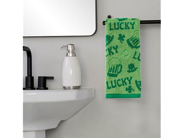 SKL Home St. Patrick's Day Lucky Jacquard 100% Cotton