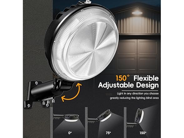 150W 20000LM Dusk to Dawn Outdoor Lighting