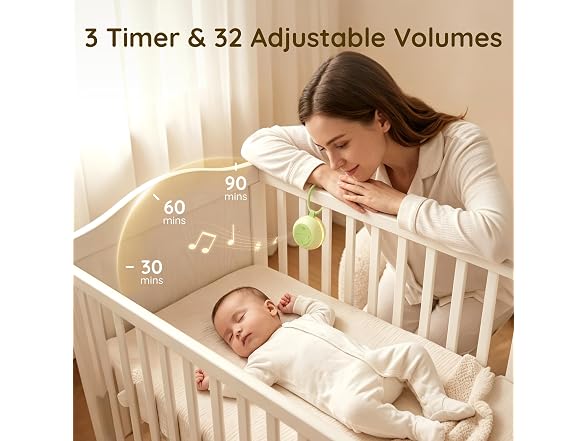 Portable Baby Sound Machine with RGB