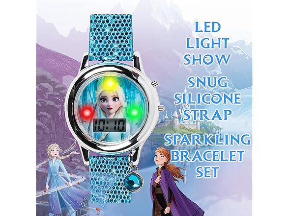 Disney Frozen II Elsa Watch w/LED