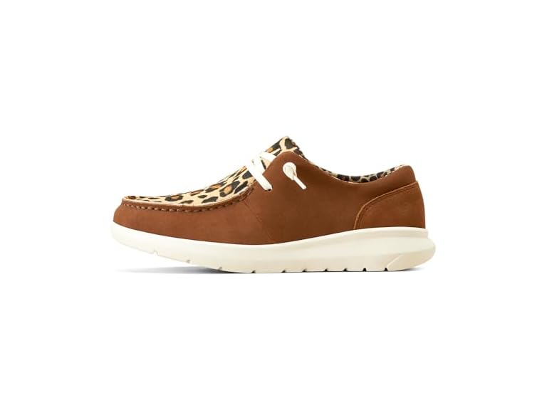 ARIAT Women's Hilo - Ginger Spice/Leopard Hair On, 7 Medium
