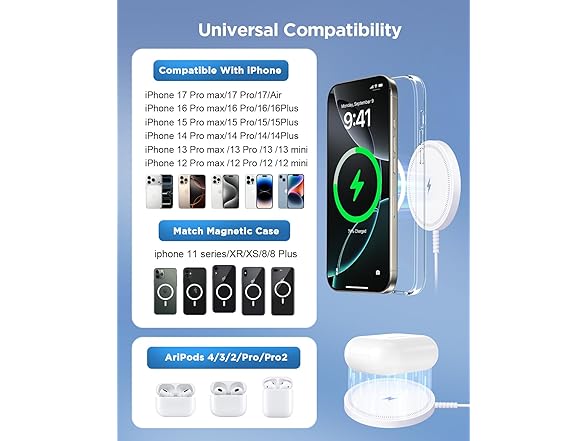 Magnetic Wireless Magsafe Charger