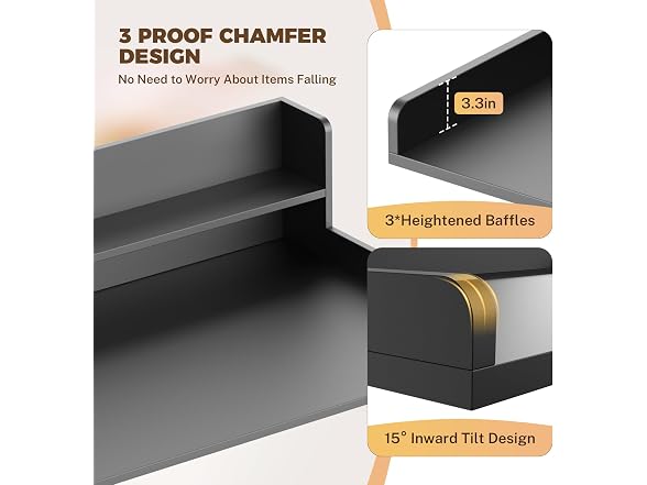 FAHKNS 2-Tier Washer Dryer Countertop One-Piece