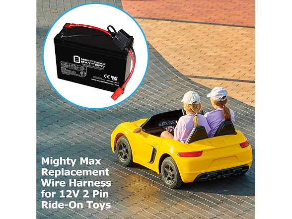 Mighty Max 12V Ride On Battery 10Ah Kit