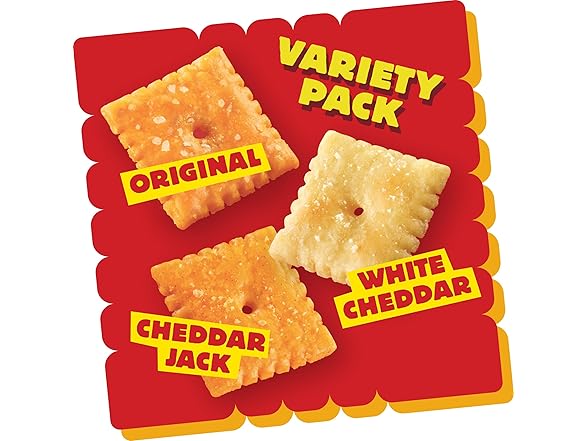 12PK Cheez-It Cheese Crackers, Variety