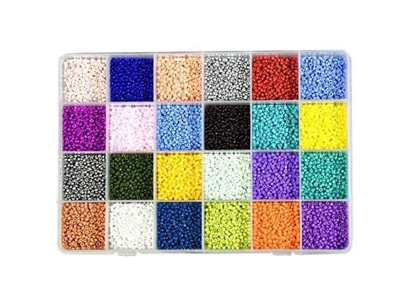 Mandala Crafts 11/0 Glass Seed Beads 18000Pc