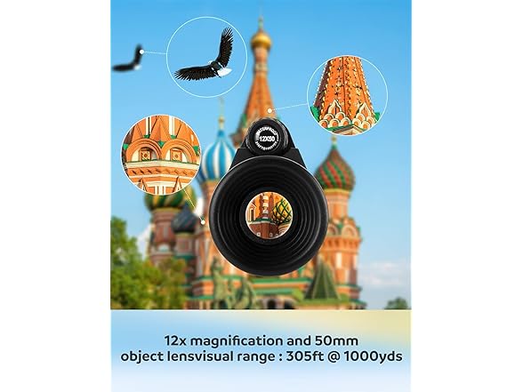 HuaZiChok High Power HD Monocular Telescope