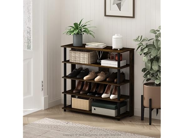 Furinno 6-Tier Industrial Multipurpose Shelf