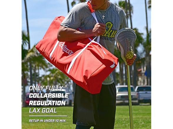 GoSports Regulation 6 ft x 6 ft Lacrosse Net