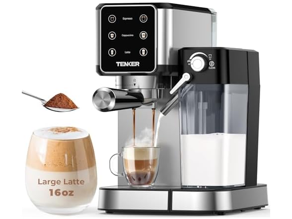 Espresso Machine 20 BarSilver